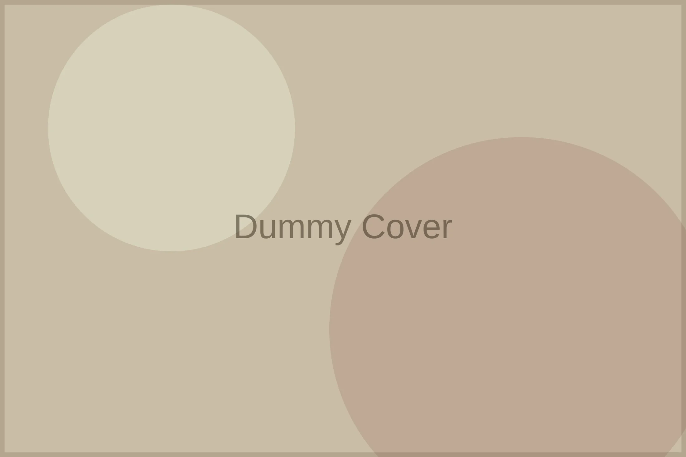 Dummy Cover generated test image